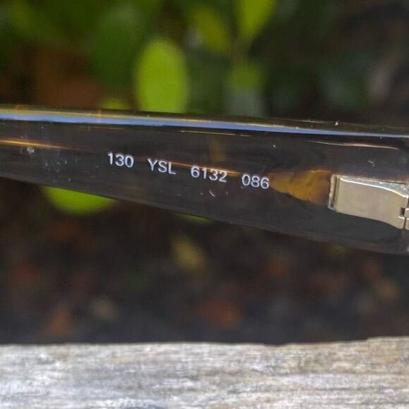 YSL Yves Saint Laurent Tortoise Brown Glasses/Frames R-Xable. EUC! Unisex! - Picture 7 of 10